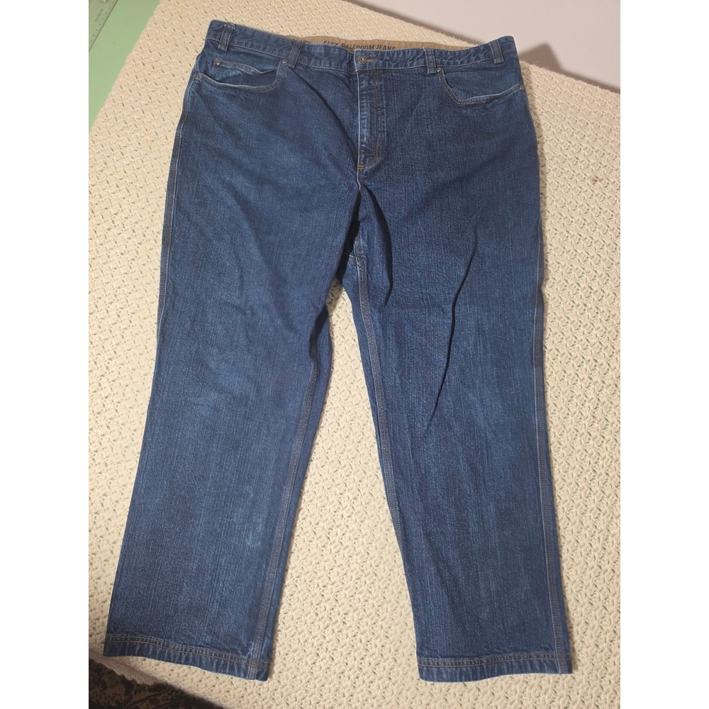Duluth Trading Co Flex Ballroom Jeans Mens 46x30 Blue Excellent Stretch Workwear